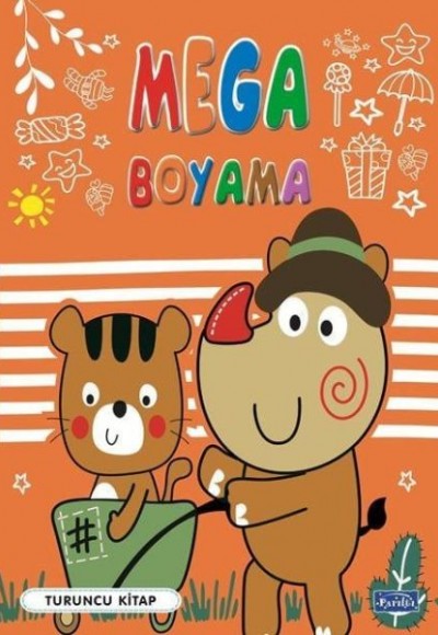 Mega Boyama Turuncu Kitap