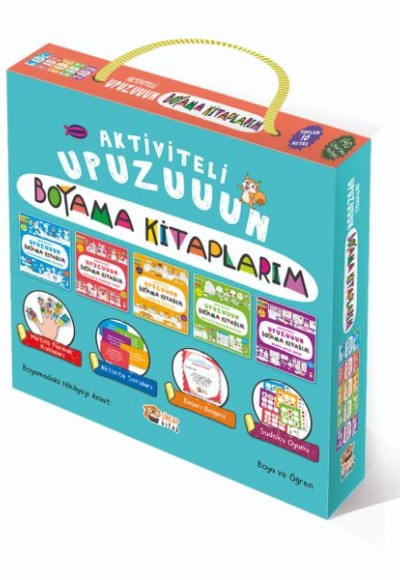 Aktiviteli Upuzuuun Boyama Kitabım Set (5 Kitap Takım)