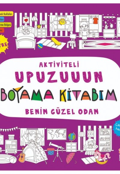 Aktiviteli Upuzuuun Boyama Kitabım - Benim Güzel Odam