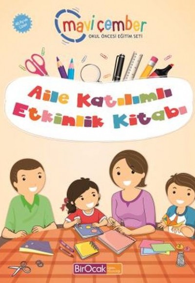 Aile Katılımlı Etkinlik Kitabı - Mavi Çember (48 Ay ve Üzeri)