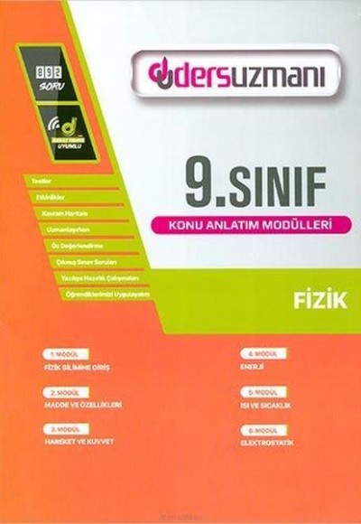 Ders Uzmanı 9. Sınıf Fizik Konu Anlatım Modülleri (Yeni)