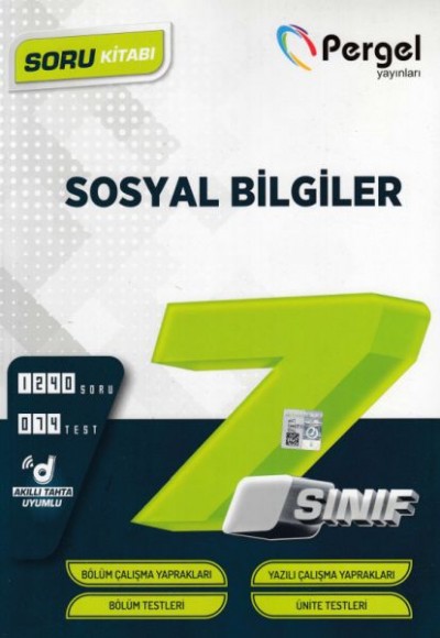 Pergel 7. Sınıf Sosyal Bilgiler Soru Kitabı (Yeni)