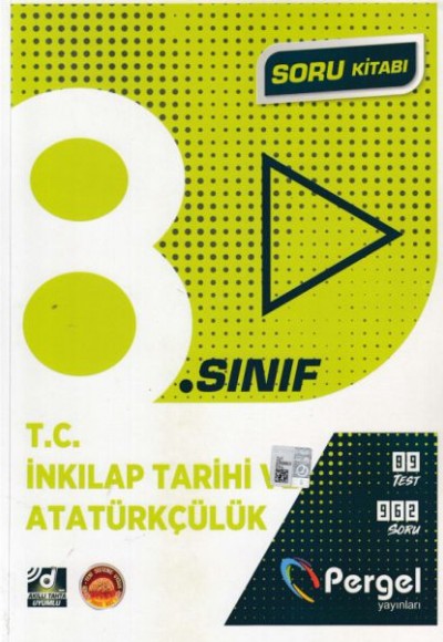 Pergel 8. Sınıf T.C. İnkılap Tarihi ve Atatürkçülük Soru Kitabı (Yeni)