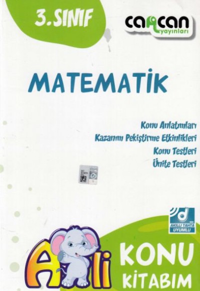 Cancan 3. Sınıf Matematik Afilli Konu Kitabım (Yeni)