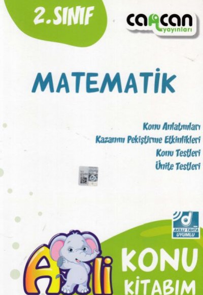 Cancan 2. Sınıf Matematik Afilli Konu Kitabım (Yeni)
