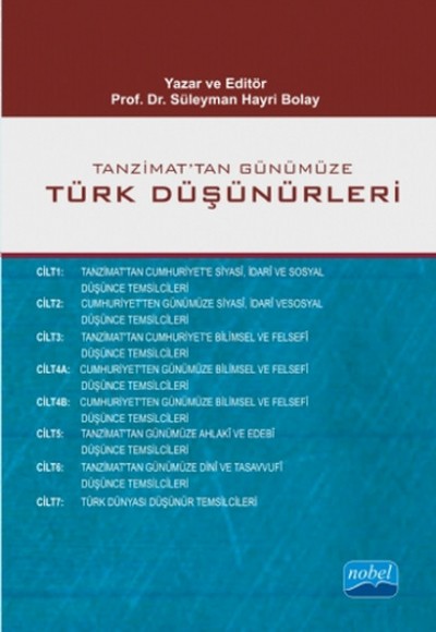 Tanzimat’tan Günümüze Türk Düşünürleri (7 Cilt - 8 Kitap)