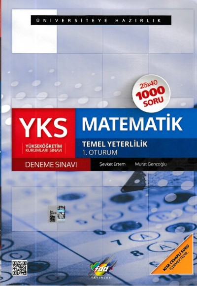 FDD YKS Temel Yeterlilik Matematik 1. Oturum  Deneme Sınavı