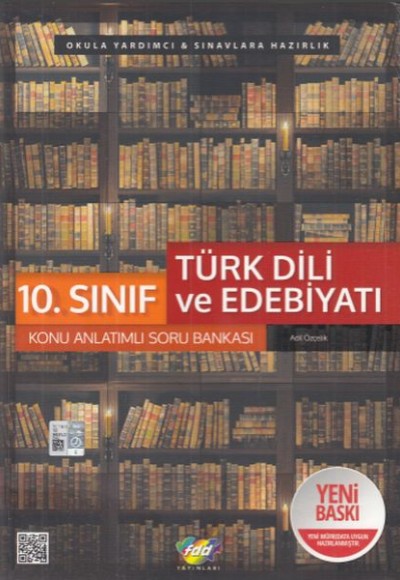 FDD 10. Sınıf Türk Dili ve Edebiyatı Konu Anlatımlı Soru Bankası (Yeni)