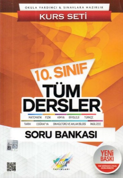 FDD 10.Sınıf Tüm Dersler Soru Bankası Kurs Seti (Yeni)