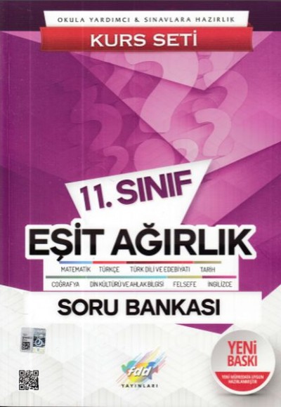 FDD Kurs Seti 11. Sınıf Eşit Ağırlık Soru Bankası (Yeni)