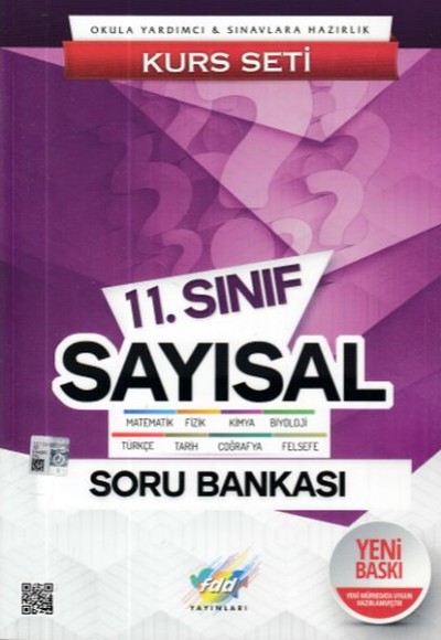 FDD 11.Sınıf Sayısal Soru Bankası Kurs Seti (Yeni)