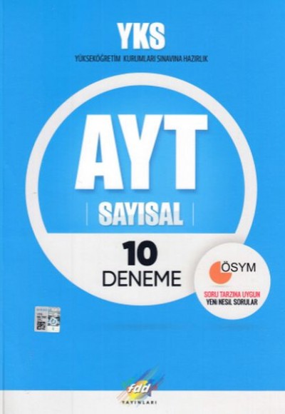 FDD YKS - AYT Sayısal 10 Deneme (Yeni)