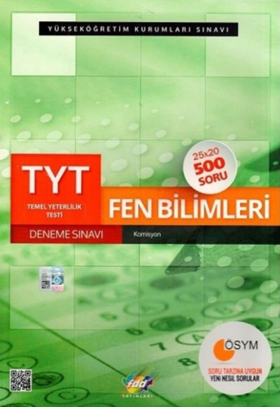 FDD TYT Fen Bilimleri Deneme Sınavı (Yeni)