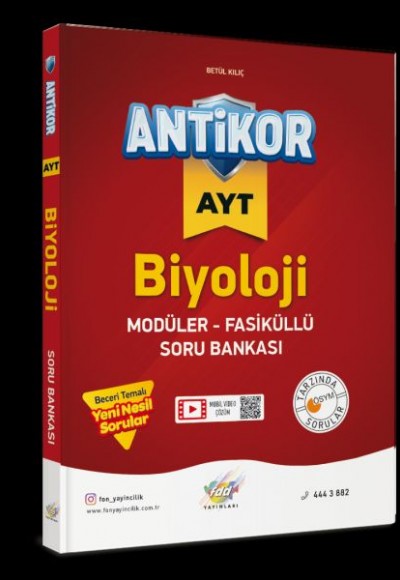 FDD AYT Antikor Biyoloji Soru Bankası