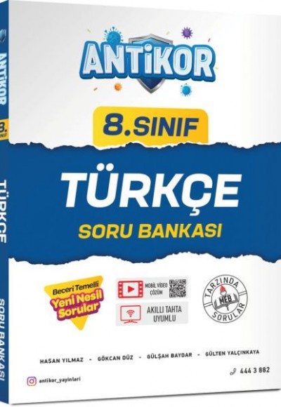 Antikor 8.Sınıf Türkçe Soru Bankası