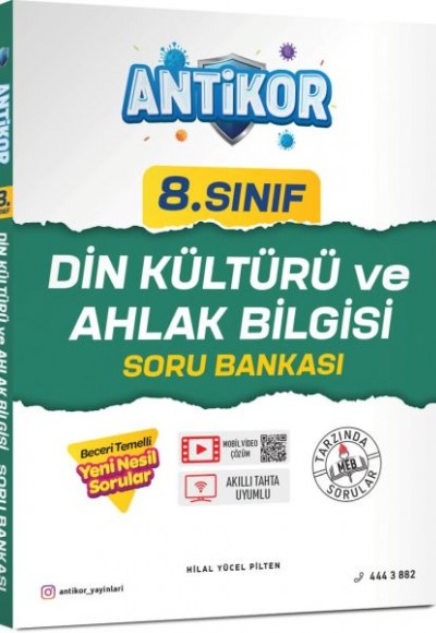 Antikor 8.Sınıf Din Kültürü ve Ahlak Bilgisi Soru Bankası