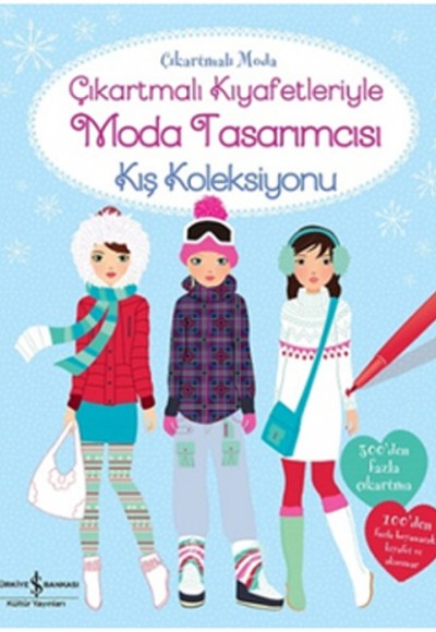 Çıkartmalı Kıyafetleriyle Moda Tasarımcı - Kış Koleksiyonu