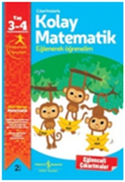 Çıkartmalarla Kolay Matematik Eğlenerek Öğrenelim 3-4 Yaş