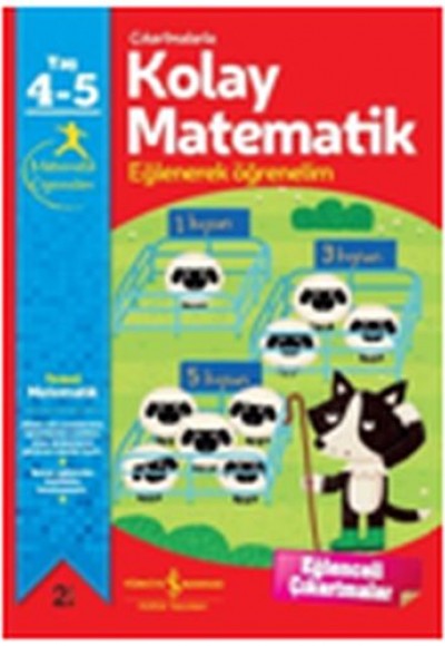 Çıkartmalarla Kolay Matematik 4-5 Yaş