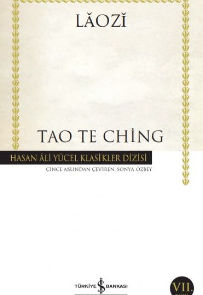 Tao Te Ching - Hasan Ali Yücel Klasikleri