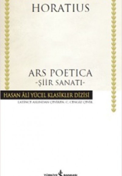 Ars Poetica - Şiir Sanatı - Hasan Ali Yücel Klasikleri (Ciltli)