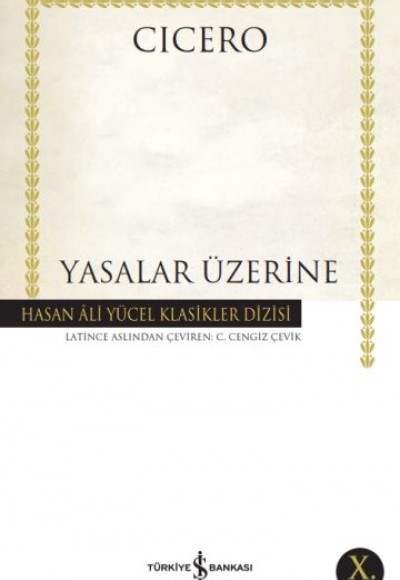 Yasalar Üzerine - Hasan Ali Yücel Klasikleri