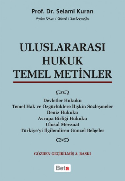 Uluslararası Hukuk Temel Metinler