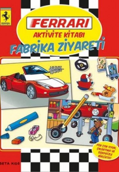 Ferrari Aktivite Kitabı - Fabrika Ziyareti