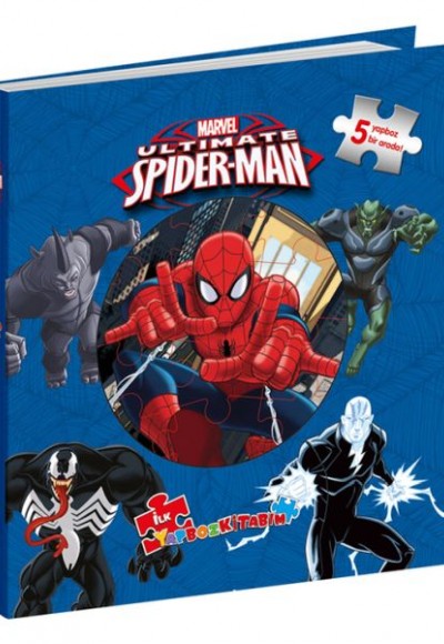 Marvel Ultimate Spider-Man İlk Yapboz Kitabım (5 Yapboz Birarada)
