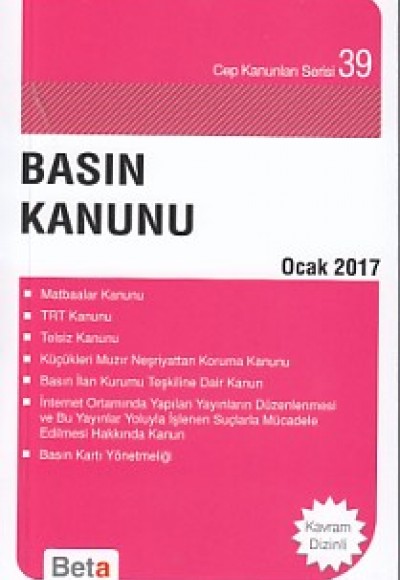 Cep 39 - Basın Kanunu