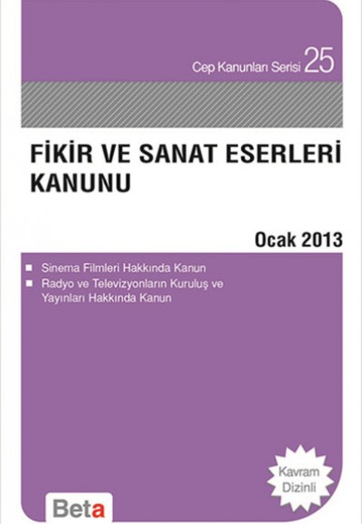 Cep 25 - Fikir ve Sanat Eserleri Kanunu