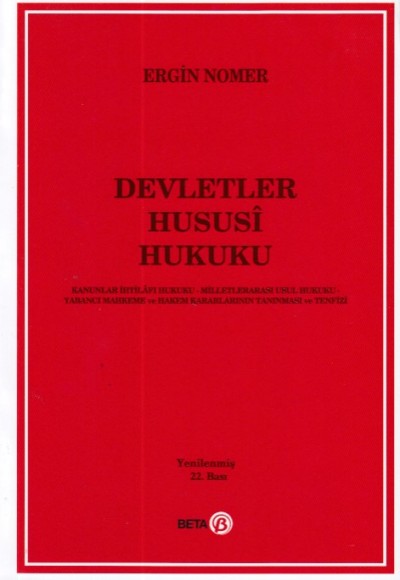 Devletler Hususi Hukuku