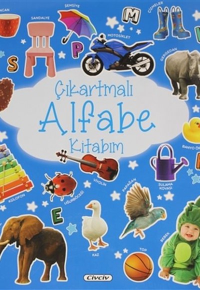 Çıkartmalı Alfabe Kitabım