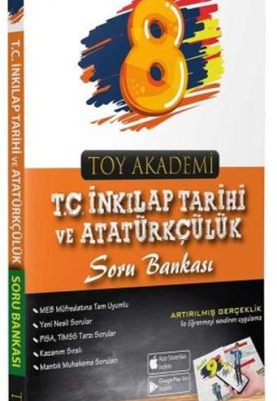 Toy Akademi 8.Sınıf T.C. İnkılap Tarihi ve Ata Soru Bankası (Yeni)