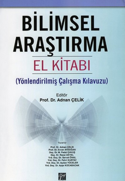 Bilimsel Araştırma El Kitabı  Yönlendirilmiş Çalışma Kılavuzu