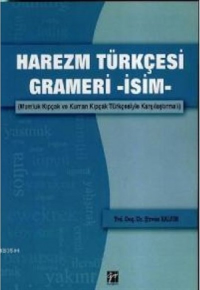 Harezm Türkçesi Grameri-İsim