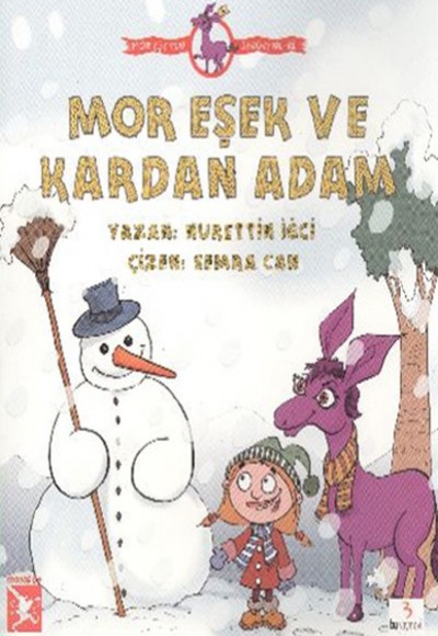 Mor Eşek ve Kardan Adam (Büyük Boy)