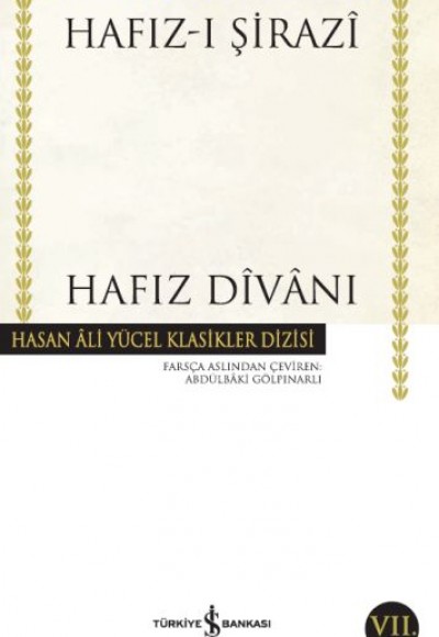 Hafız Divanı - Hasan Ali Yücel Klasikleri