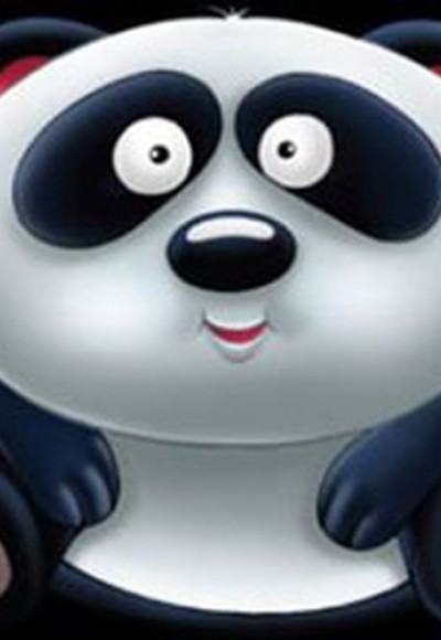 Sevimli Hayvanlar Çıkartmalı Boyama Panda