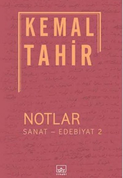 Sanat - Edebiyat 2 / Notlar