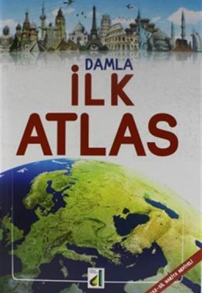 Damla İlk Atlas (Yaz Sil Harita Hediyeli)