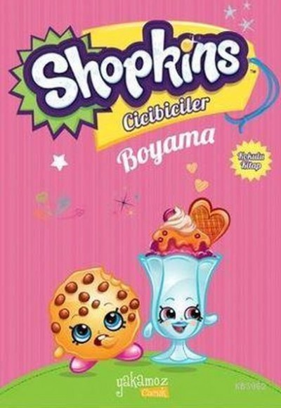 Shopkins Cicibiciler Boyama Kitabı-Açık Pembe