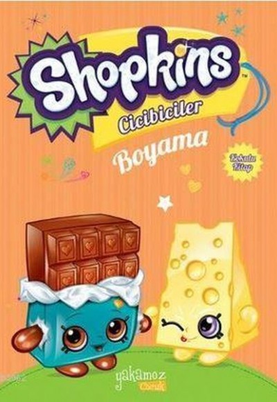 Shopkins Cicibiciler Boyama -Turuncu