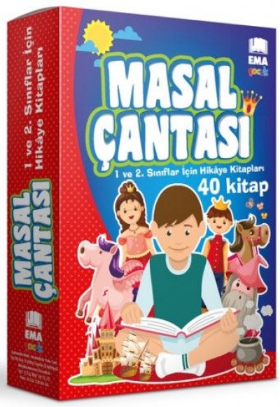 Masal Çantası 1. ve 2. Sınıflar İçin Hikaye Kitapları (40 Kitap Takım)