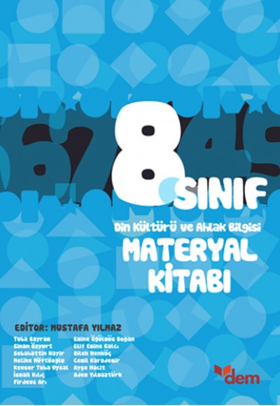 DEM 8. Sınıf Din Kültürü ve Ahlak Bilgisi Materyal Kitabı