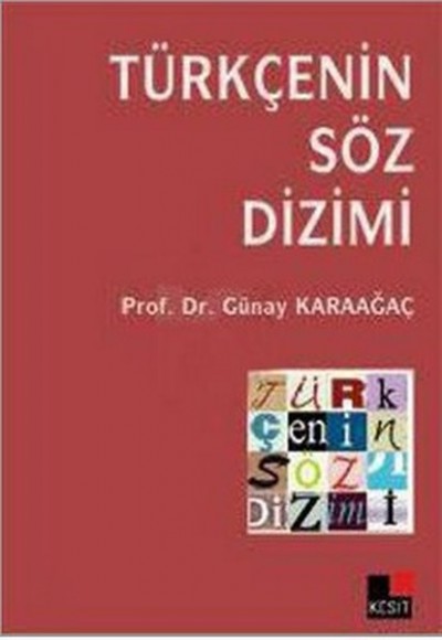 Türkçenin Söz Dizimi