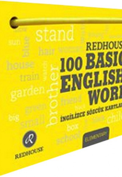 Redhouse 100 Basic English Words -1 (İngilizce Sözcük Kartları)