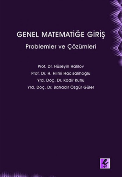 Genel Matematiğe Giriş  Problemler ve Çözümleri