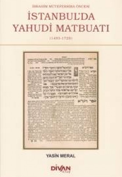 İbrahim Müteferrika Öncesi İstanbul'da Yahudi Maybuatı