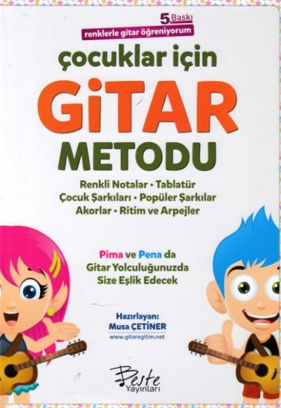 Çocuklar İçin Gitar Metodu - Renklerle Gitar Öğreniyorum